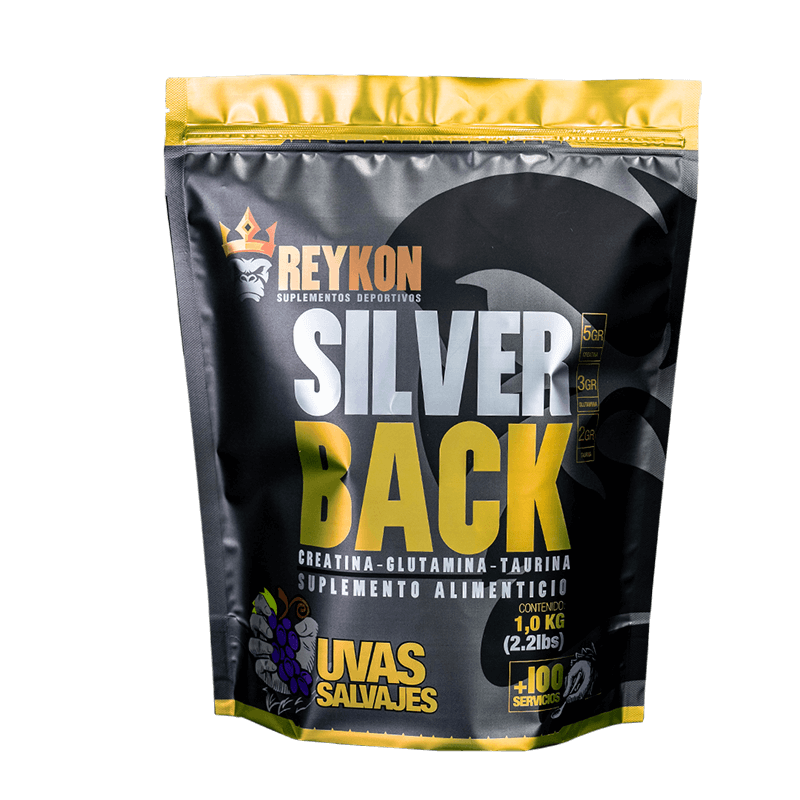 SILVER BACK CREATINA, GLUTAMINA, TAURINA